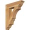 Ekena Millwork Balboa Traditional Rough Sawn Bracket, Western Red Cedar, 4"W x 18"D x 22"H BKT04X18X22BOA01RWR - alternate 1